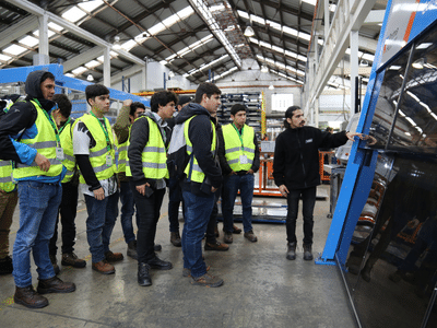 Estudiantes DIMA realizan visita industrial a MIMET